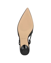 Nine West Women's Rhonda Kitten Heel Slingback Pumps