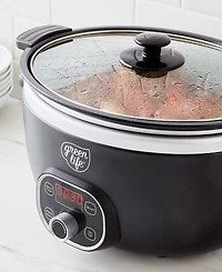 GreenLife Cook Duo Healthy 6qt Ceramic Nonstick Slow Cooker