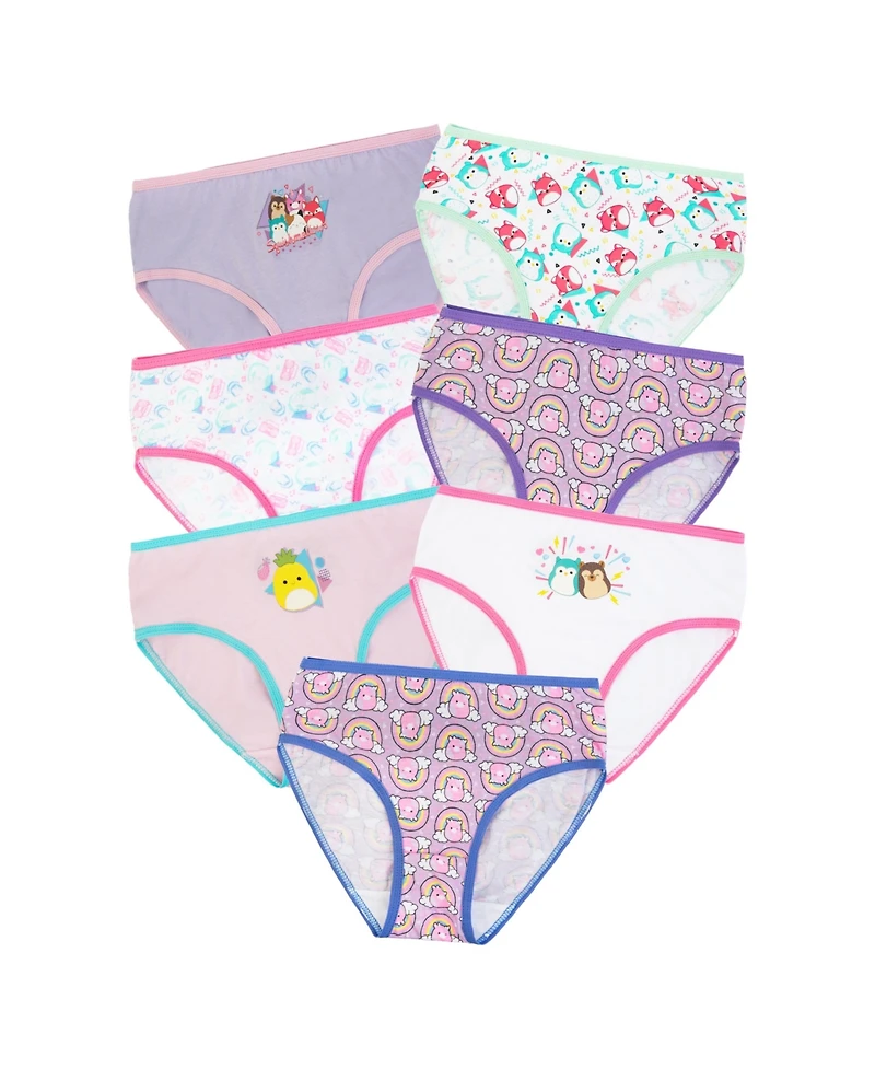 Squishmallows 7Pack Big Girls Underwear