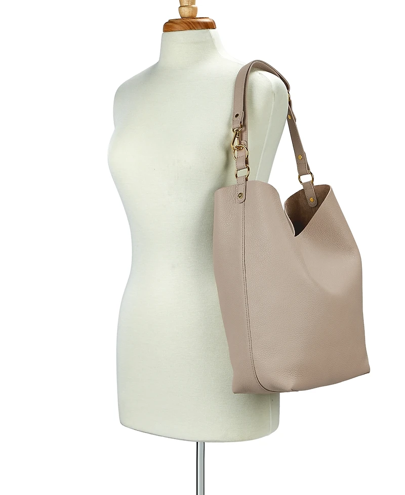 GiGi New York Addison Leather Hobo Bag