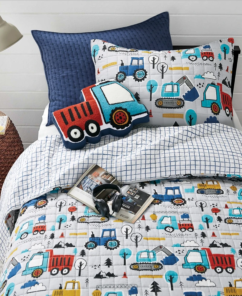 Levtex Kids Mod Trucks Reversible 2-Pc. Quilts Set, Twin/Twin Xl