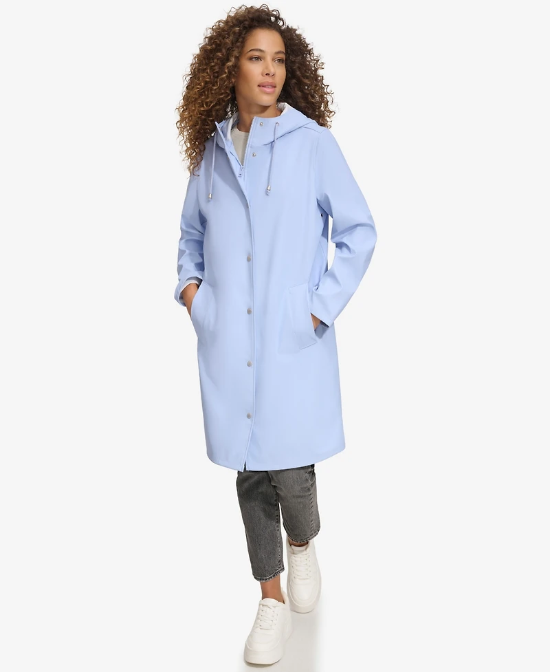 Levi's Women's Long Hooded Rain Coat