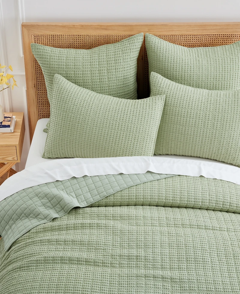Levtex Mills Waffle 2-Pc. Sham Set, European