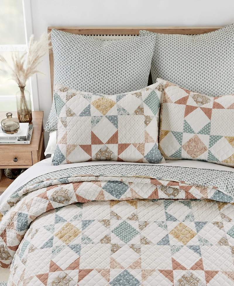 Levtex Lottie Reversible 3-Pc. Quilt Set, King/California King