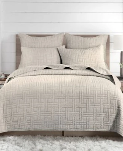 Levtex Melange Stitch Stitching Quilt Sets