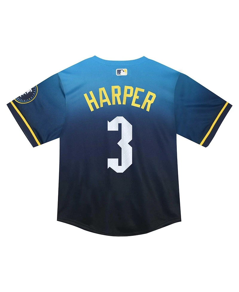 Nike Infant Bryce Harper Blue Philadelphia Phillies 2024 City Connect Limited Player Jersey
