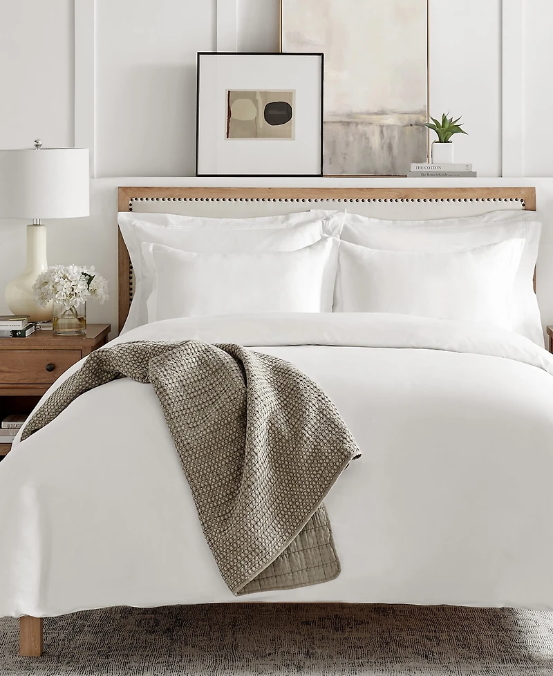 Levtex Sateen Textured 3-Pc. Duvet Cover Set, Full/Queen