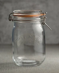 Kilner Set of 4 Round Clip Top Jars