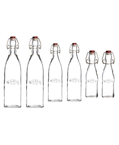 Kilner Square Clip Top Bottle Set