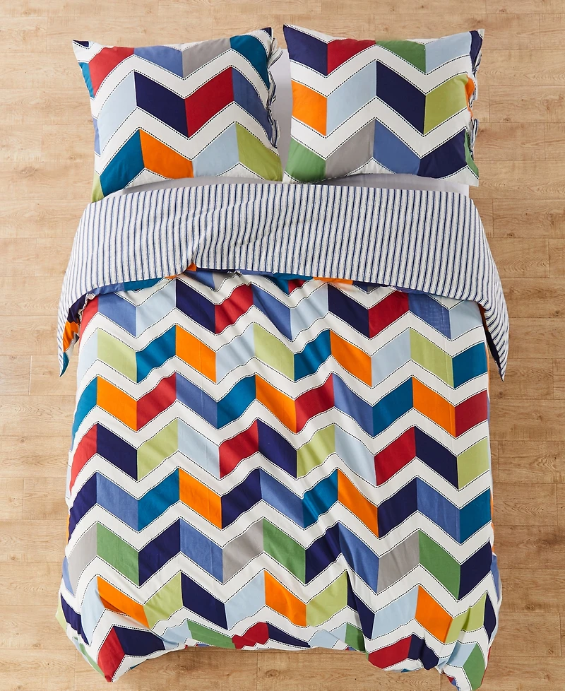 Levtex Dominik Reversible 2-Pc. Duvet Cover Set, Twin/Twin Xl