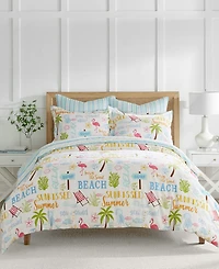 Levtex Beach Days Reversible 3-Pc. Duvet Cover Set, Full/Queen