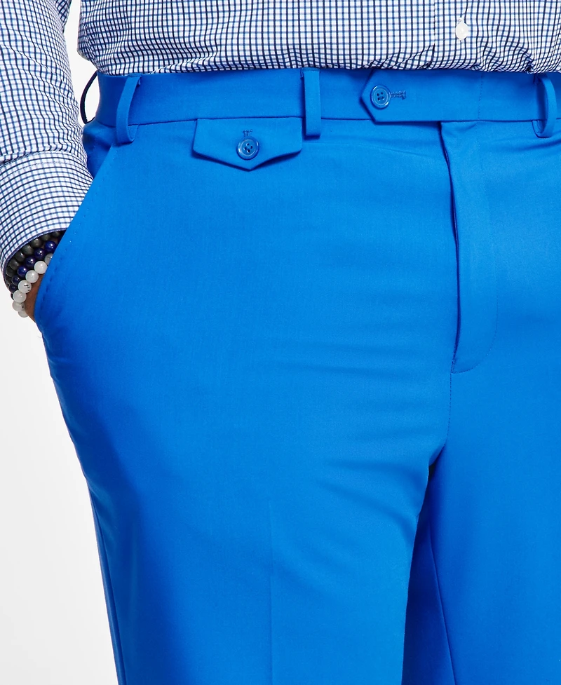 Tayion Collection Men's Classic-Fit Solid Suit Separate Pants