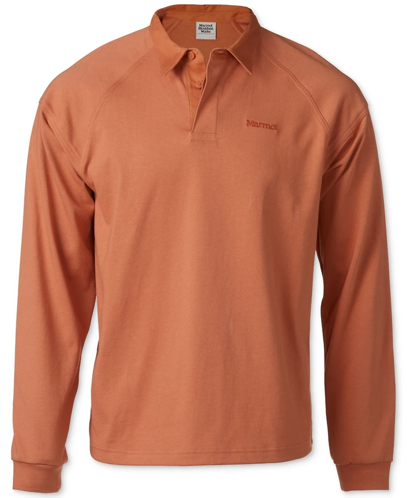 Marmot Men's Mountain Works Long-Sleeve Polo Shirt