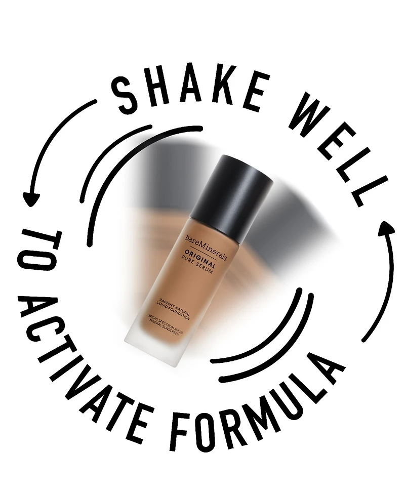 bareMinerals Original Pure Serum Radiant Liquid Foundation Spf 20