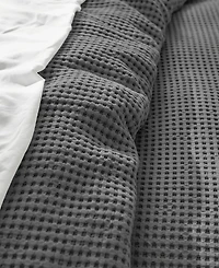Levtex Mills Waffle Textured 3-Pc. Duvet Cover Set