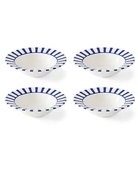 Spode Blue Italian Steccato 16 Pc. Dinnerware Set, Service for 4