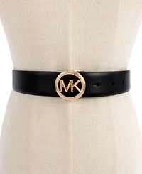 Michael Kors Women's 32MM smooth leather belt