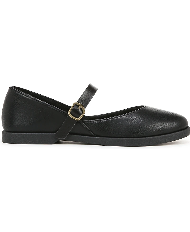 Blowfish Malibu Women's Empower Mary Jane Flats - Black Faux Leather