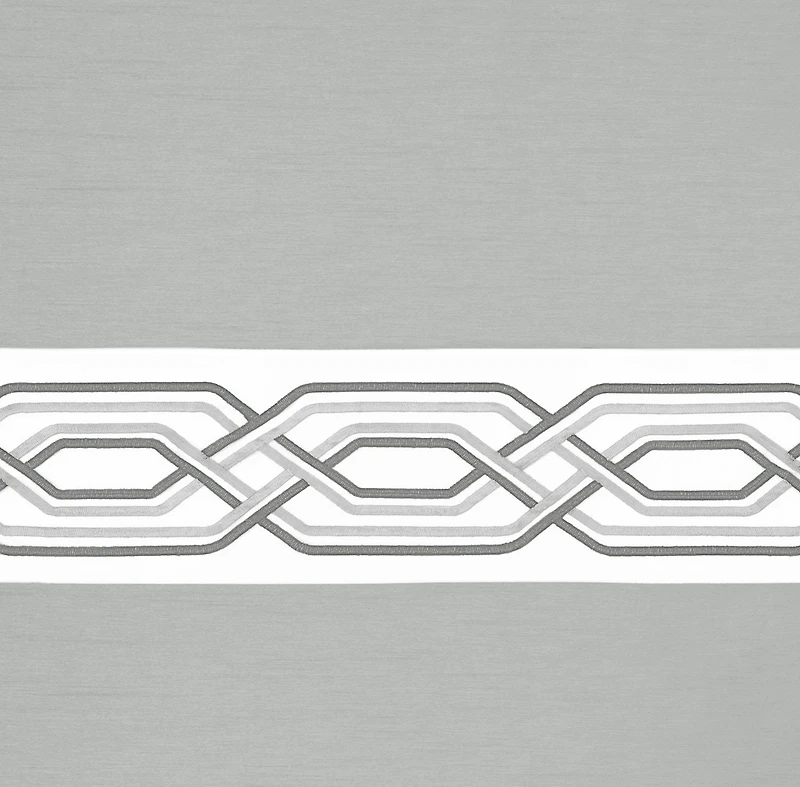 Kate Aurora Pacifico Complete 3 Piece Rod Pocket Embroidered Tier & Valance Kitchen Curtain Set