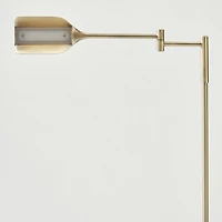 Leaf Modern Pharmacy Reading Led Floor Lamp with Adjustable Neck (53")