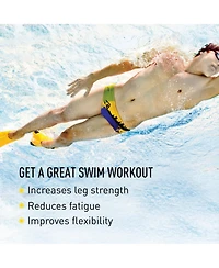 Finis Zoomer Fins, Yellow, Size-e