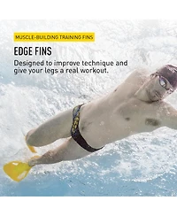 Finis Edge Swim Fins - 100% Silicone, Form & Strength