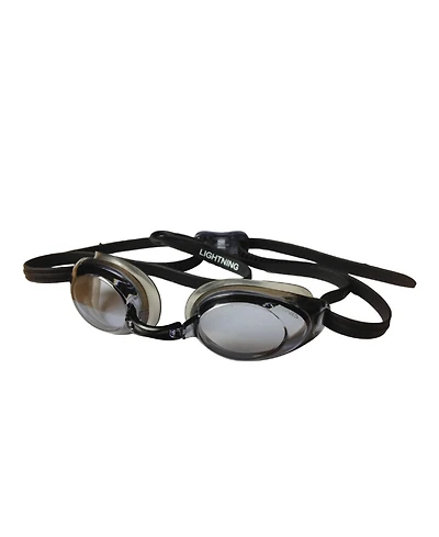 Finis Lightning Goggles - Competitive, Adjustable, Black/Smoke