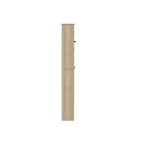 Merrick Lane Delilah Over The Toilet Bathroom Organizer With Shelves And Magnetic Closure Doors