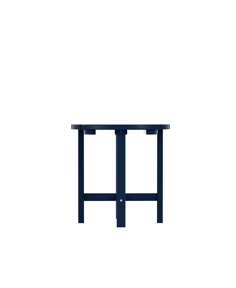 WestinTrends 3 Piece Outdoor Porch Rocking Chairs with Round Side Table Set