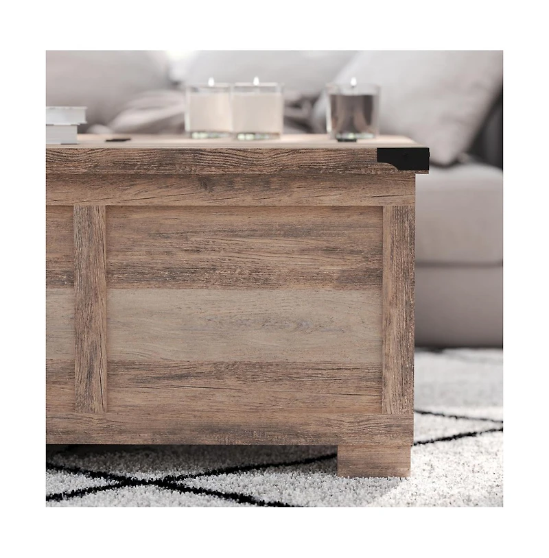 Green River Farmhouse Storage Coffee Table