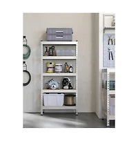 Slickblue 5-Tier Storage Shelves, Garage Storage, Boltless Assembly, Adjustable Shelving Unit