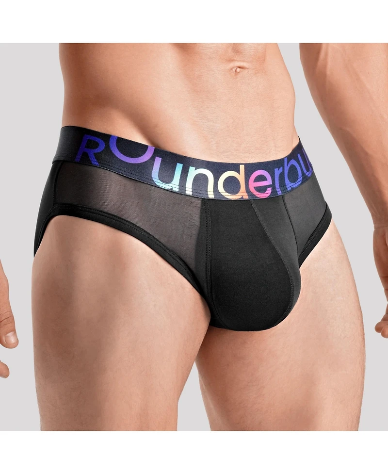 Rounderbum Men's Transparent Pride Package Brief