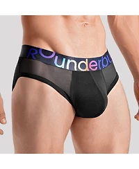 Rounderbum Men's Transparent Pride Package Brief