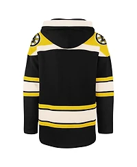 47 Men's Black Boston Bruins 100th Anniversary Superior Lacer Pullover Hoodie