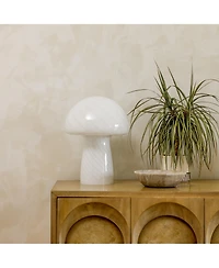 Mushroom Frosted Glass Led Table Lamp (13")