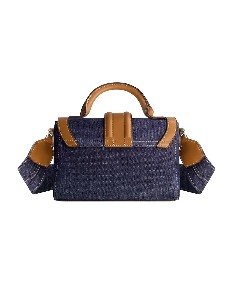 True Religion Mini Denim Satchel