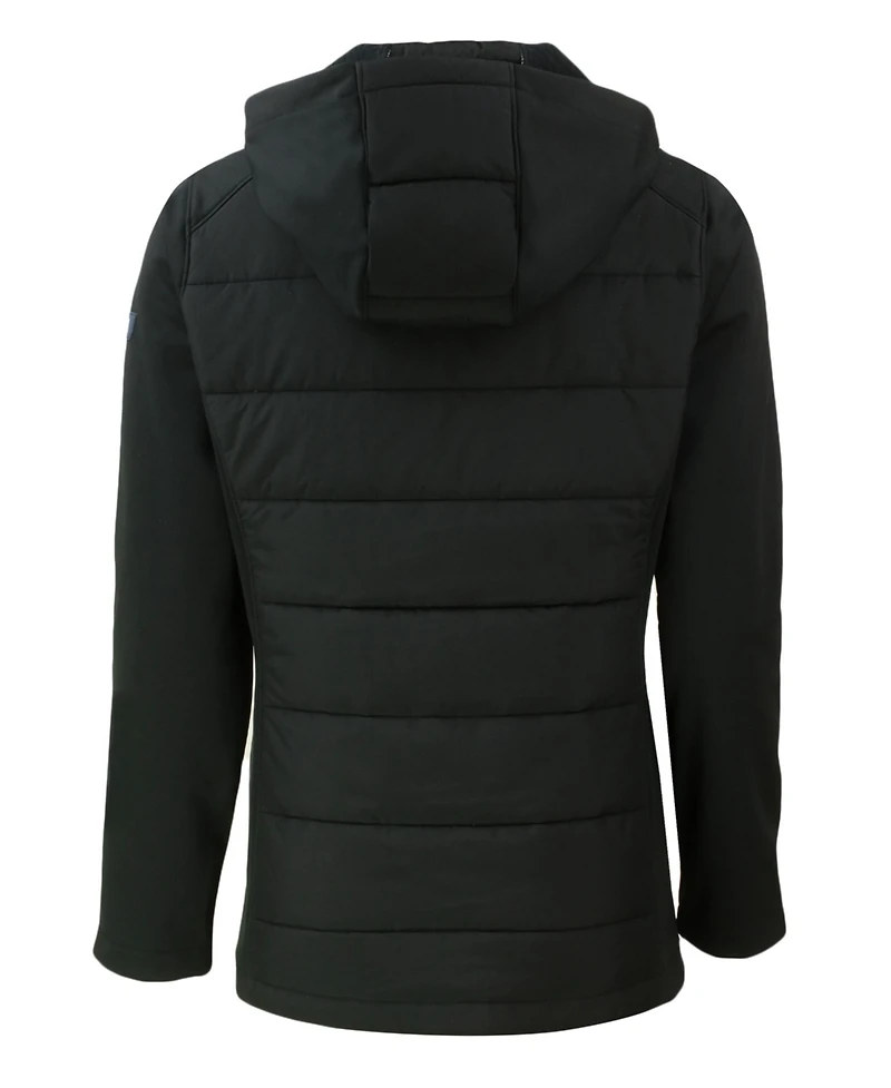 Cutter & Buck Women's Evoke Hybrid Softshell Recycled Full Zip Hooded Jacket