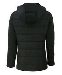 Cutter & Buck Women's Evoke Hybrid Softshell Recycled Full Zip Hooded Jacket