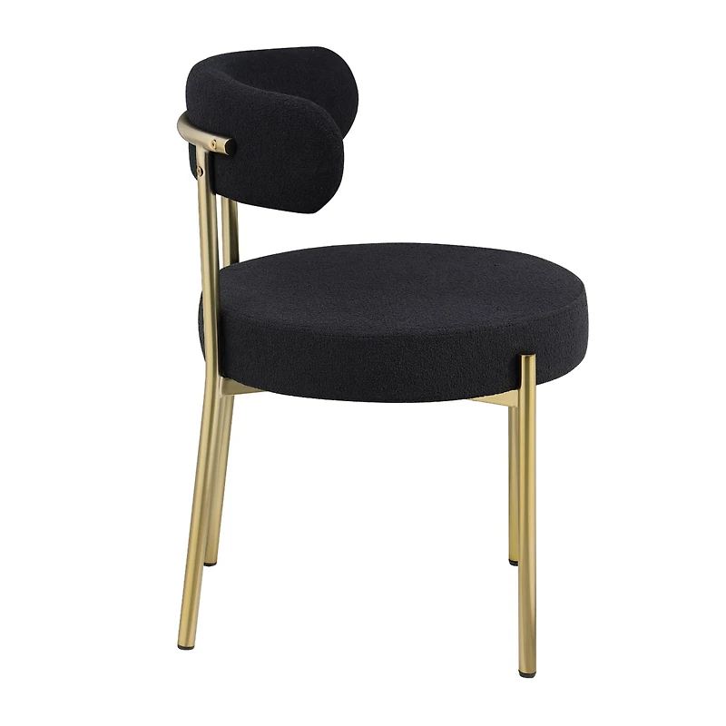 Streamdale Set of 2 Mid-Century Modern Boucle Dining Chairs