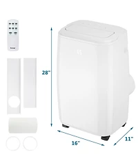 Vebreda 10000 Btu(Ashrae) Portable Air Conditioner with with 3 Modes and Remote Control