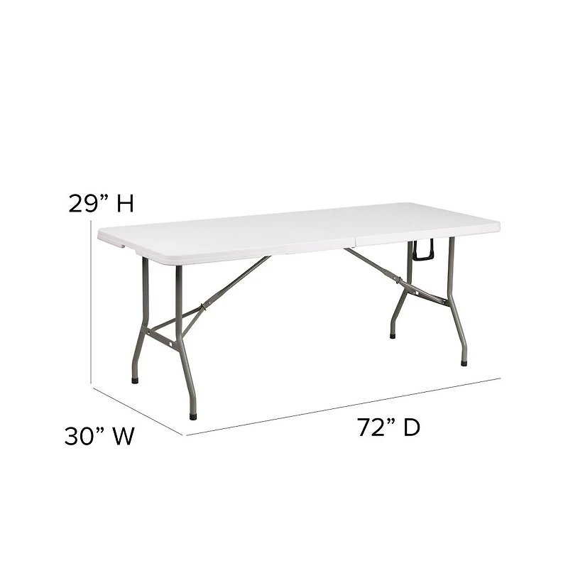 Outdoor Event/Tailgate Tent Set With Pop Up Event Canopy And Wheeled Case Bi-Fold Table Carrying Handle