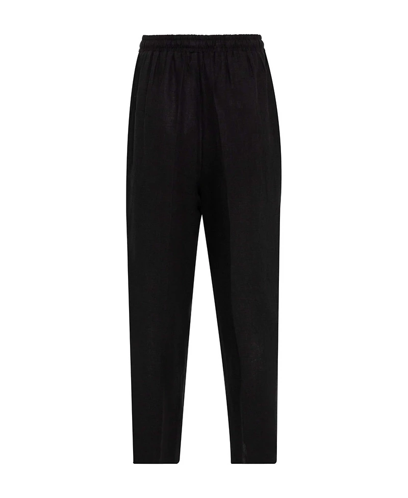 Nocturne Women's Wide Leg Linen Pants