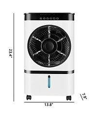 3-in-1 Air Cooler Portable Evaporative Air Cooler Fan & Humidifier with Remote Control