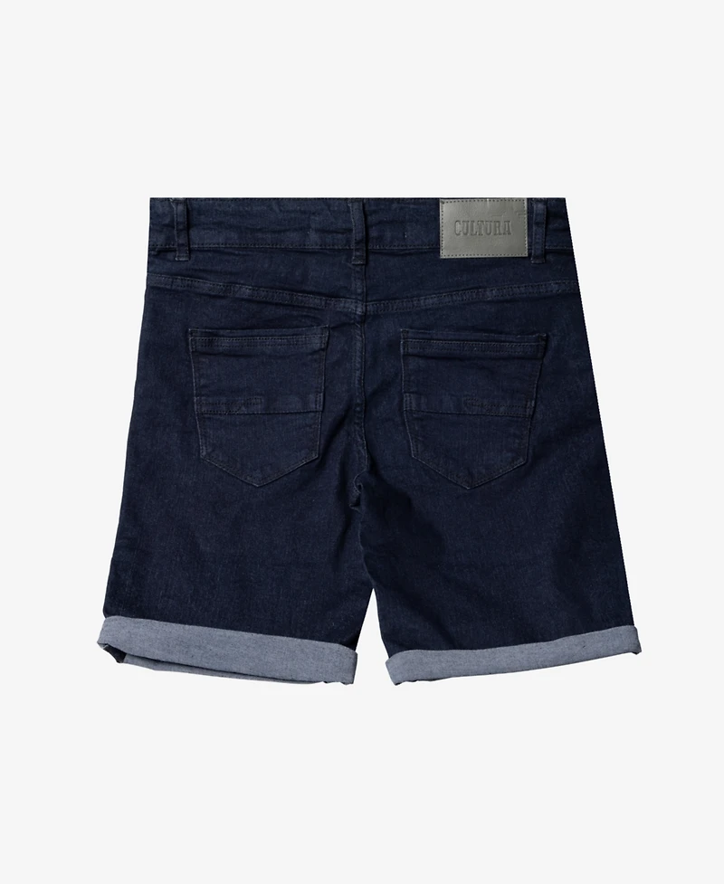 Cultura Big Boys Roll-Up Denim Shorts 2-Pack