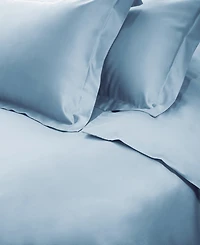 Superior Egyptian Cotton 650 Thread Count Solid Luxury Duvet Cover Set