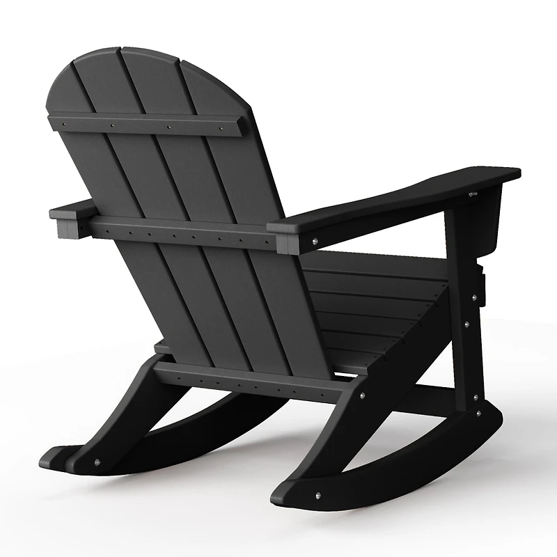WestinTrends Outdoor Patio Porch Rocking Adirondack Chair (Set of 2)