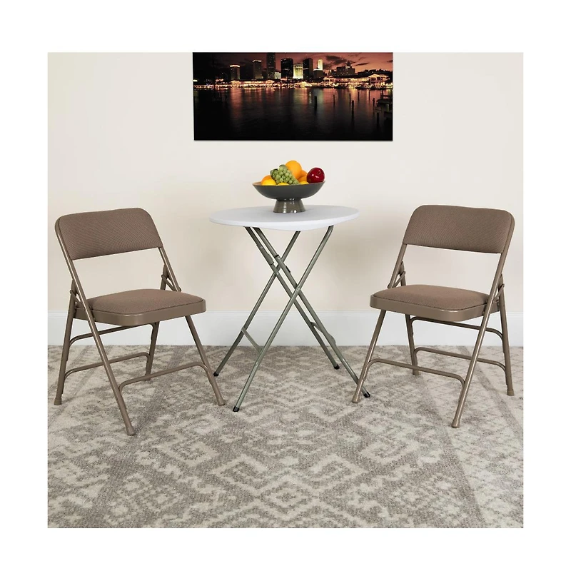 4 Pack Home & Office Portable Party Events Padded Metal Folding Chair