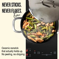 Alva Maestro 3.5Qt Ceramic Saute Pan with Lid - 9.5"