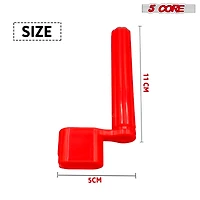 5 Core Guitar String Winder Bridge Pin Remover 6Pcs Acoustic Electric Guitars Repair Maintenance Tool Peg Puller Strings Extractor - Sw S Red 6PCS