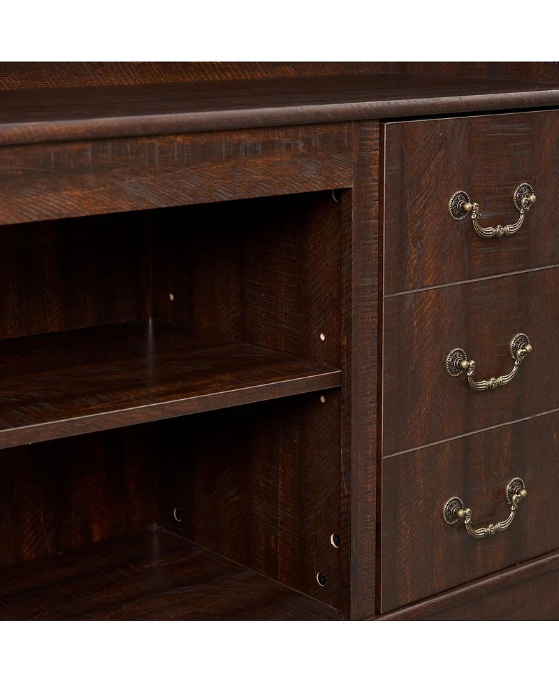 Streamdale Farmhouse Rustic Tv Stand for Up to 65" Tv